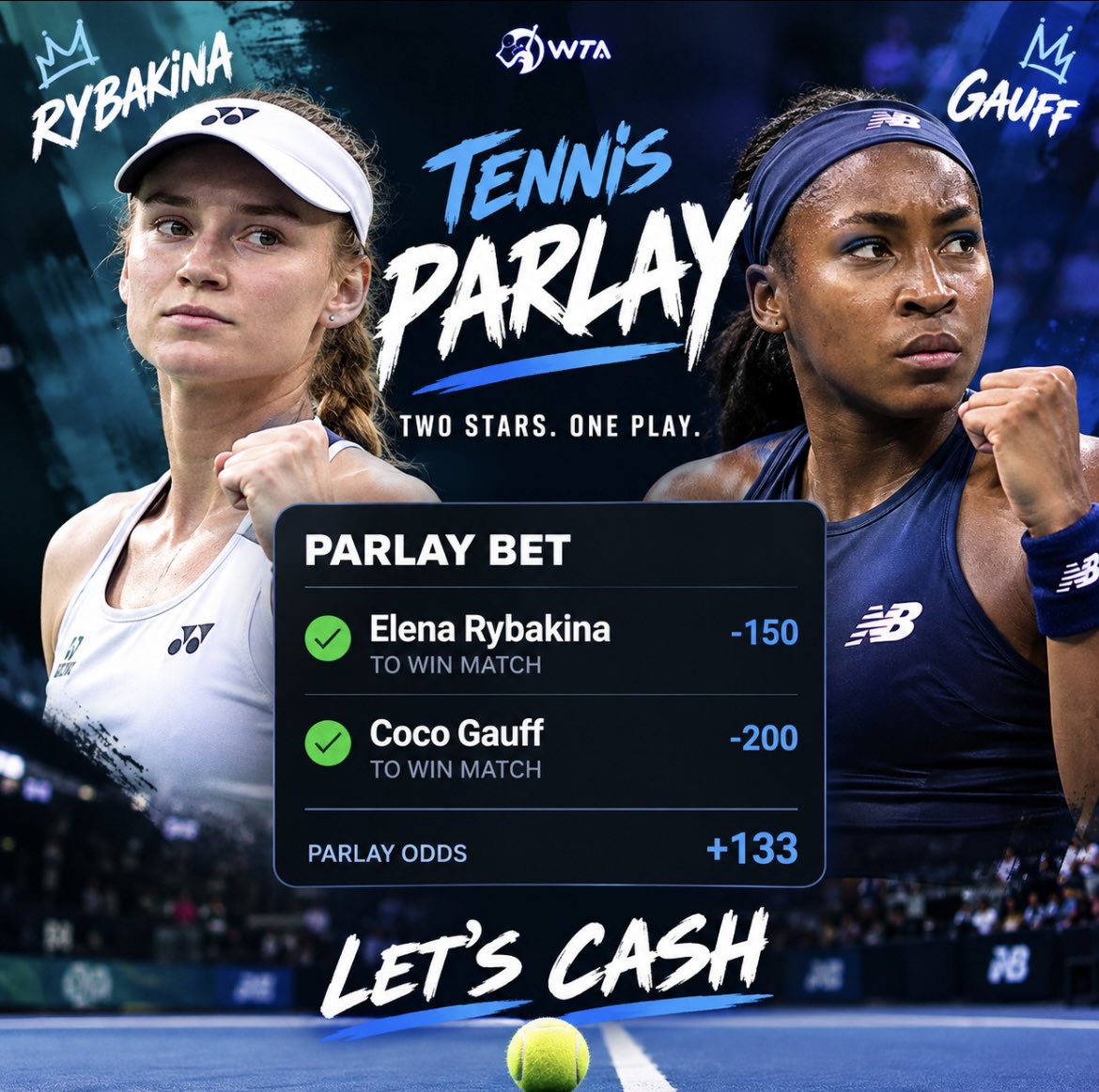 PoorMansPickz's tweet photo. 🚨DEGEN ALERT 🚨
I want a little bankroller so here we are 🔒🔒🔒🔒if you haven’t checked out our first straight take a look! Looking into the 1130 slate as we speak 💰
#Rybakina #Gauff #USOpen #Gambling𝕏 https://t.co/BzIbMIDZOW
