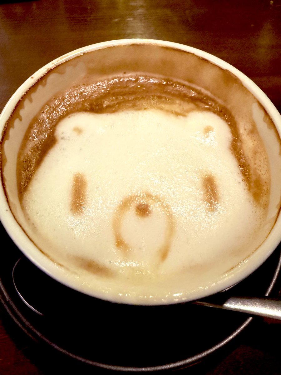 chikachika0911's tweet photo. ちなみにこちらがカプチーノチャレンジの結果だ!
普通のくまになったな🧸 https://t.co/H60guQzKmD