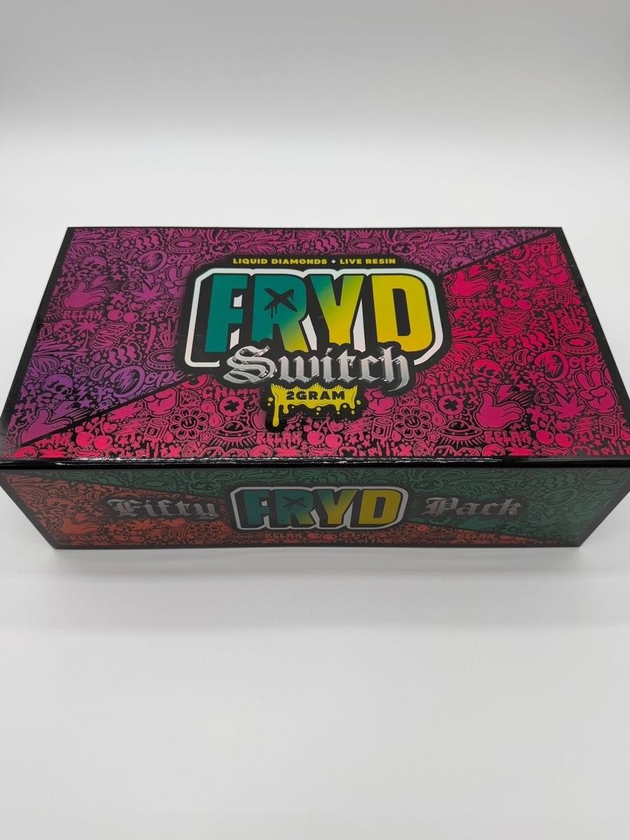 Medicinemarkert's tweet photo. FRYD SWITCH 2g w/ Gummy (Authentic):

New FRYD w/ switch device and gummies 
 
Missouri, Montana, Nebraska, Nevada, New Hampshire, New Jersey, New Mexico,  North Carolina, North Dakota, , , Oregon, , , South Carolina, South Dakota, Tennessee, Texas, Utah, Vermont, Virginia, https://t.co/Y4xzbihoCd