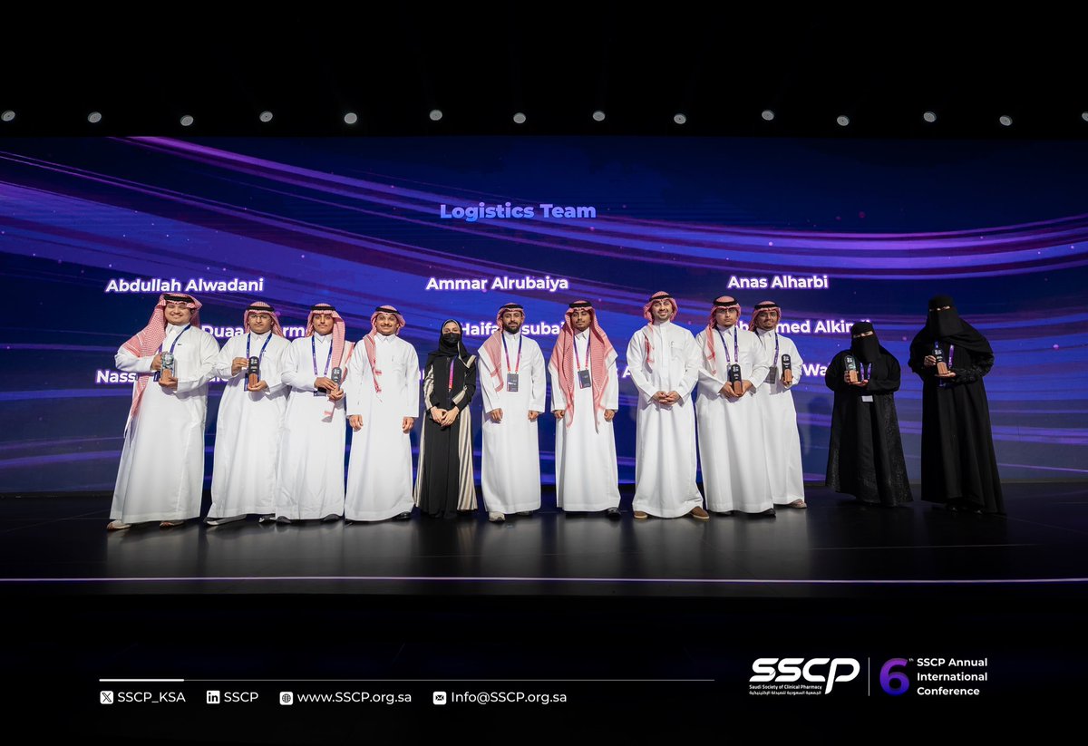 SSCP_KSA's tweet photo. A heartfelt appreciation to our volunteers for their remarkable efforts and commitment throughout #SSCP26.

🌟 Coffee With an Expert Team
🌟 VIP and Protocol Team
🌟 SSCP Representative Team
🌟 Logistics Team 

#SSCP26 | #LimitlessInsights https://t.co/G6fkOPxKoI