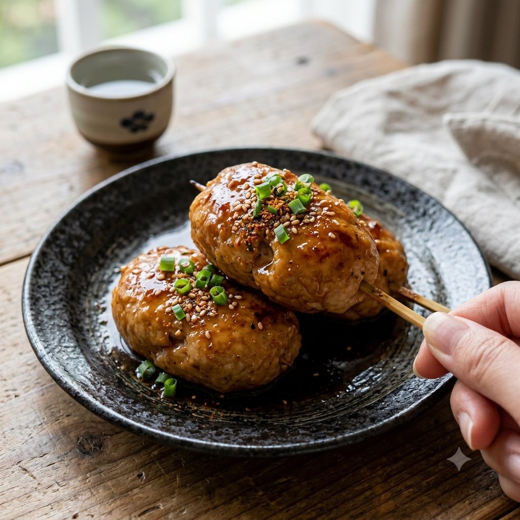 MAI_tukagoha's tweet photo. 【もうパサパサしない】
いつもの「鶏つくね」が
ふっくらジューシーになる調理師の裏技🍳

​秘密は『タネに少しのマヨネーズと、
ほんの少しの水』を練り込むこと。
これだけでお肉が硬くならず、
冷めてもふわふわのまま！
お弁当にも最強✨🍱

材料はリプ欄👇 https://t.co/54WuH04PVK