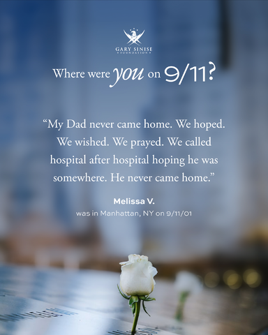 GarySiniseFound's tweet photo. We promised to never forget. 

History books will record what happened on September 11, 2001. But they can’t capture the phone calls, the waiting, the fear, the instinct to help, or the moments that have stayed with Americans for 25 years.

An entire generation has no memory of that day. Let’s make sure they understand why we still remember.

Share your 9/11 story at https://t.co/5992fCUpvS. 🇺🇸