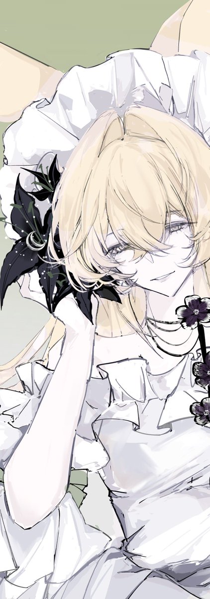 DROyouzi's tweet photo. DOROTHY 

「Penny Black Nemophila」

和上一幅画是同一系列

#明日方舟 
#명일방주 
#Arknight 
#アークナイツ https://t.co/ZfcZgfR207