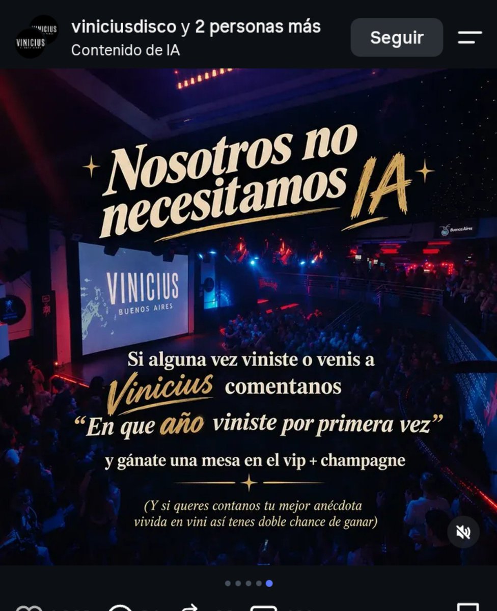dxnteismissing's tweet photo. vinicius subió el trend de las fotos de los 80 diciendo que no necesitaban IA porque eran fotos reales

acto seguido los muy bestias cierran el post con un flyer hecho por IA https://t.co/bQvFnJn3ZB