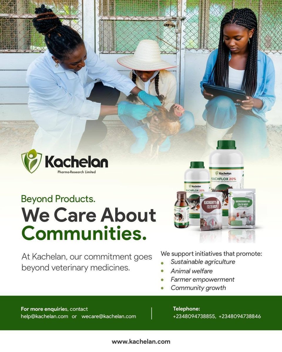 kprl_ltd's tweet photo. 🐔🚀 EIPS 2026 STARTS TODAY!
Enugu, we’re here! 🇳🇬
Meet Kachelan Pharma-Research Ltd. at EIPS 2026, happening Sept. 9–10 at Amadeo Event Centre, Enugu.
Explore our products. Connect with us. Let’s talk poultry health! 🐔
#EIPS2026 #Kachelan #PoultryNigeria https://t.co/MptW0BWBMn