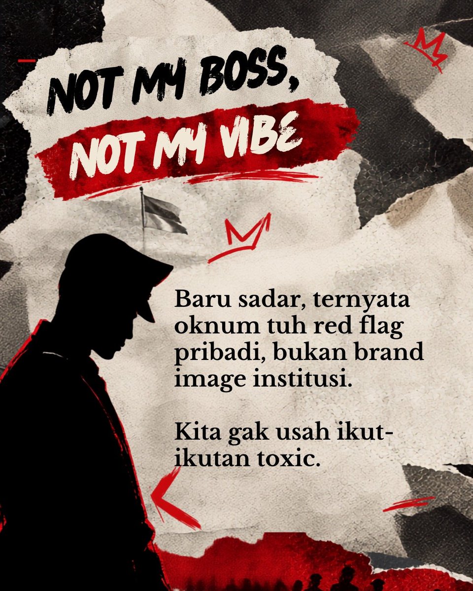 titanando3's tweet photo. Kalau ada oknum red flag yang bermasalah, tindak orangnya sesuai aturan jangan kaitkan dengan lembaga dan Yang bekerja benar jangan ikut kena imbas #PerisaiPelindungRakyat https://t.co/M7LrNx9Wfj