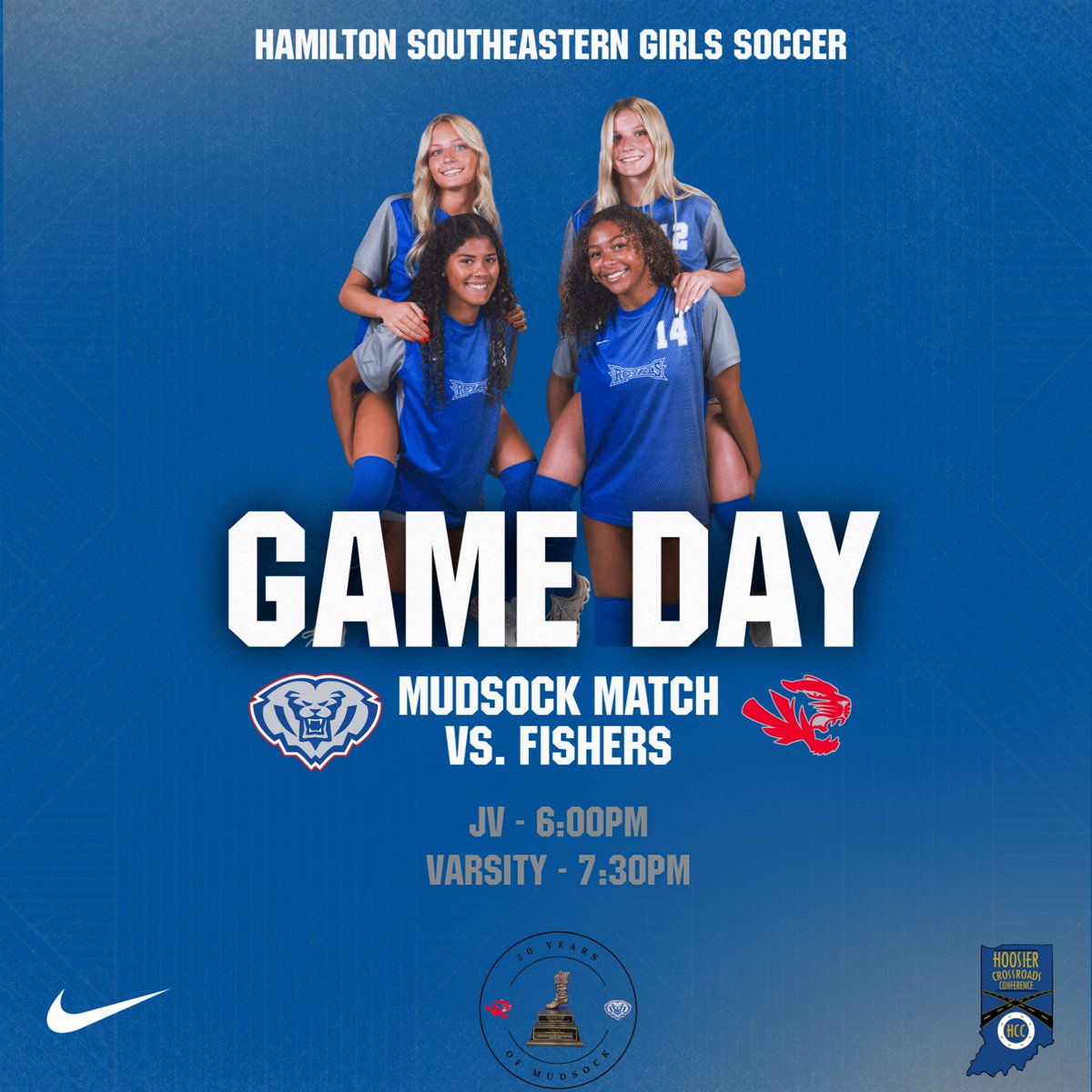 HSEAthletics's tweet photo. 𝙄𝙏'𝙎 #𝙂𝘼𝙈𝙀𝘿𝘼𝙔‼️
⚽️ » JV & Varsity Girls Soccer
•
🆚 » Fishers (@FHSTigers)
📅 » 9.9.26
⏱️ » 6:00PM (JV first with Varsity to follow)
📍 » AT HSE
🎟️ » $7+Fee
https://t.co/ylJXU5h8H0
💻 » Program - https://t.co/eXoLnIt8dZ
•
🦁 #ʀᴏʏᴀʟᴘʀɪᴅᴇ https://t.co/6ccrIcpCnO