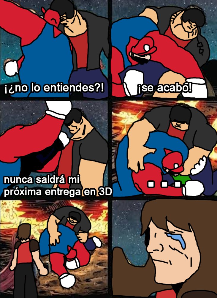 Paper_J0se's tweet photo. Bueno gente confirmado nunca saldrá Mario 3D... https://t.co/BDjhJvDfHf