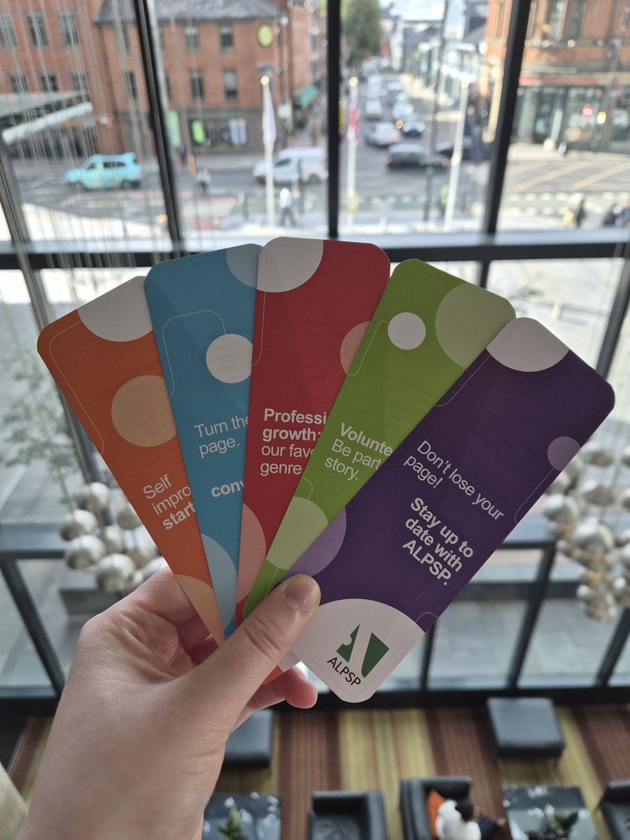 alpsp's tweet photo. Have you seen the #ALPSP2026 bookmarks? 

They're available from the ALPSP Desk now! Just head to the first floor (if you aren't there already) and speak to one of the lovely ALPSP Team members 📖 https://t.co/OaaSDUK2vl