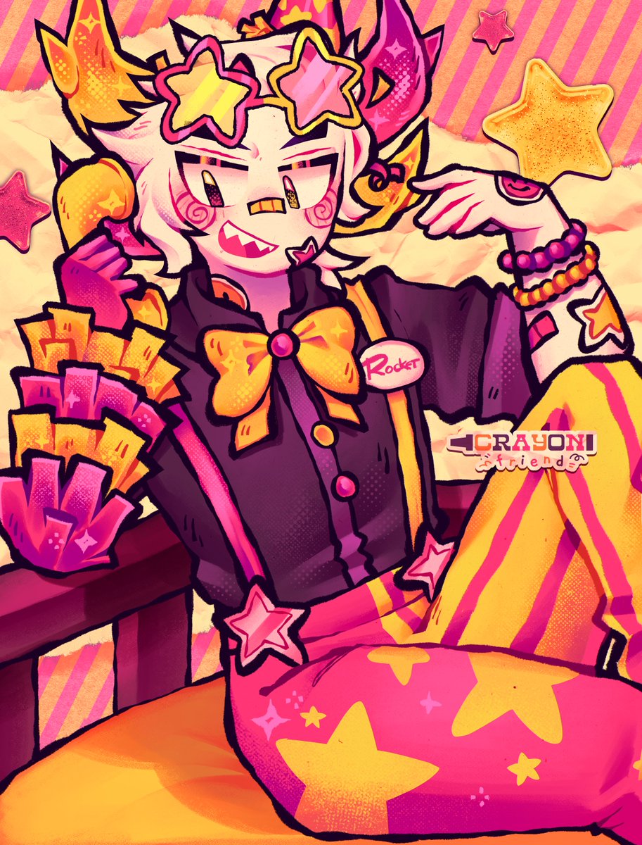 crayonfriend's tweet photo. party rocket 🎉 #phighting https://t.co/1Apsjnuj75