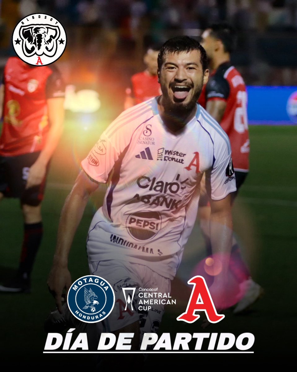AlboSoy_sv's tweet photo. 𝑯𝑶𝒀 𝑱𝑼𝑬𝑮𝑨 𝑨𝑳𝑰𝑨𝑵𝒁𝑨 𝑭𝑪 🅰️

🆚 Motagua
⏰ 9:00PM
🏟️ E. Nacional chelato Uclés 
📺 ESPN 

TODOS JUNTOS!!! 🅰️🤍👏🏽👊🏽

#AlboSoy #copacentroamericana https://t.co/xEj45YBLbw