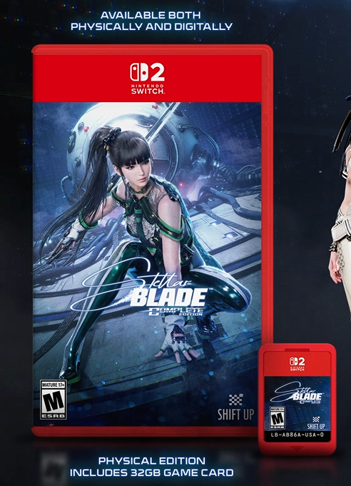 Genki_JPN's tweet photo. STELLAR BLADE COMPLETE EDITION PHYSICAL EDITION CONFIRMED!

INCLUDES FULL GAME ON THE CARTRIDGE! https://t.co/m5zWcXlzlN