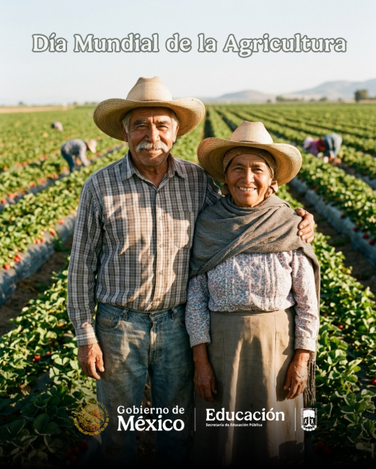 Conaliteg's tweet photo. Conmemoramos el Día Mundial de la Agricultura rindiendo un merecido reconocimiento a las campesinas y campesinos que con su trabajo constante hacen florecer la tierra y aseguran el sustento de nuestro país. 
¡La Patria está en mis libros de texto gratuitos! 📚
 #CONALITEG https://t.co/ruVUYSE1GU