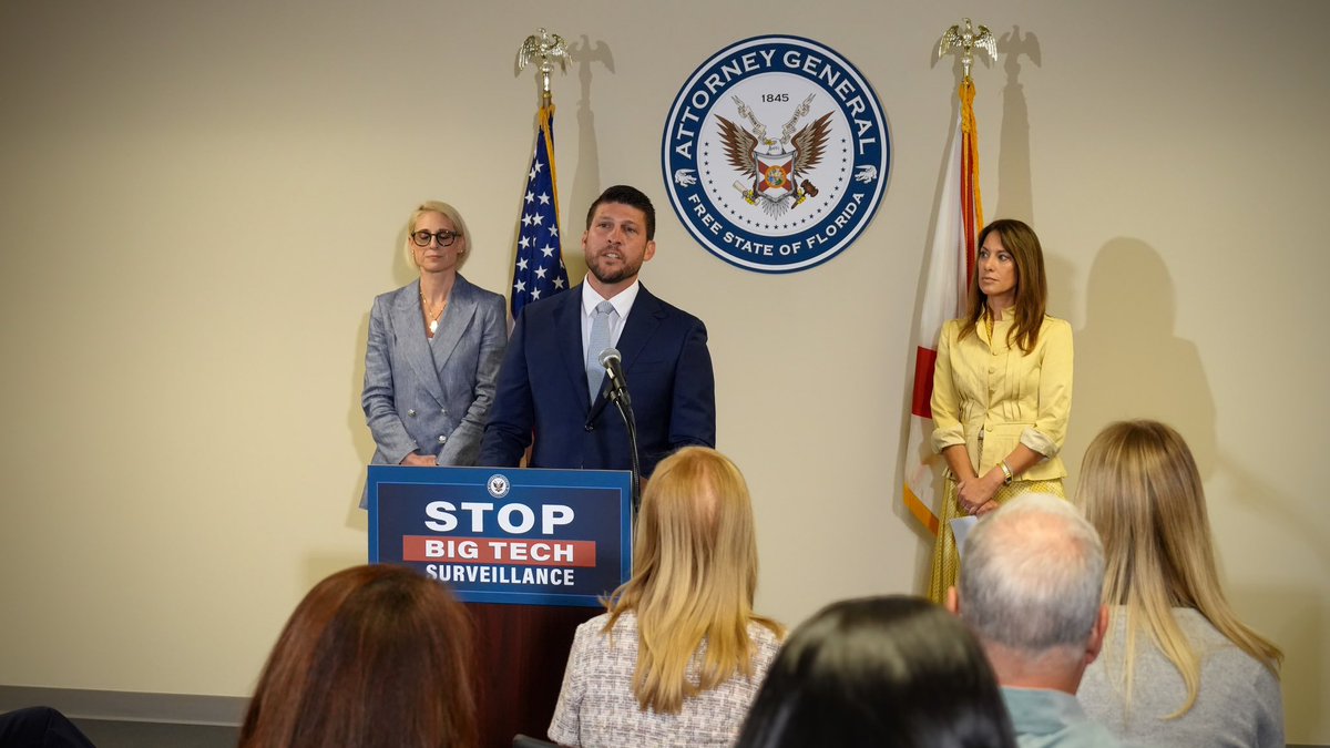 AGJamesUthmeier's tweet photo. Today, we sued Netflix for engineering an addictive platform to get kids glued to their screens, and then collecting detailed data on children without permission from parents.

Netflix profited while deceiving Floridians and must be held accountable.

https://t.co/oUyrKSgarm https://t.co/iy0bpqycHs