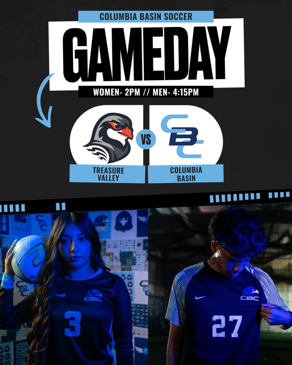 CBCAthletics's tweet photo. Soccer opens up league play at home against TV! Women at 2pm, Men at 4:15pm. Catch the action live on the NWAC Sports Network #allin #cbcsoccer https://t.co/TN9T28hpAs