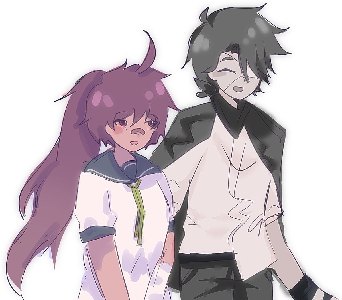 rocketforevr's tweet photo. THANK YOU EVERYONE didn't expect this to bang.. Shh follow @xanrukos and @yurimadohomu 🤫 and me!!! Look at my (not) cool art https://t.co/jWyL9oKIih