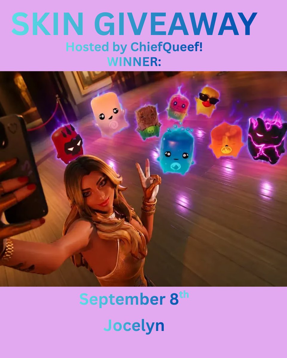 AmberRoseTTV's tweet photo. The AmberRose community is continuing our Skin Sunday into September! Every Sunday we do a Fortnite skin giveaway raffle on Twitch! 

We gifted 3 Fortnite skins yesterday! Thank you to my mod, Chief, for hosting an additional skin giveaway! https://t.co/EqBnbqE39t
