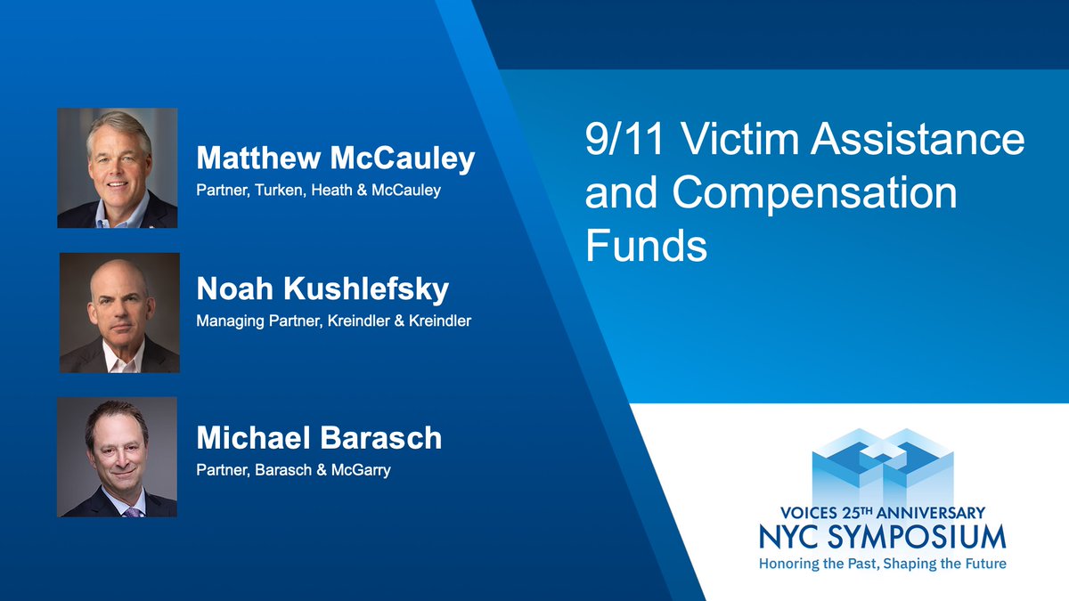 Voices_Center's tweet photo. 🔴 LIVE NOW: VOICES 25th Anniversary NYC Symposium panel “9/11 Victim Assistance and Compensation Funds” is starting now.

Watch live: https://t.co/f3FGIonijN https://t.co/zgQCX39xpy