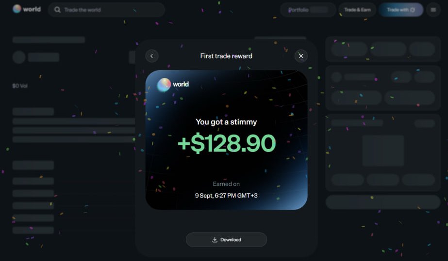 UfukDegen's tweet photo. Deposit konusunda her kafadan bir ses çıkıyor, hızlıca anlatıyorum.

Bu yöntemle deposit yapmadan World üzerinde trade atıp airdropu alabilirsiniz.

1- https://t.co/Sr8vhhRtXW bağlantıya gidin, cüzdanınızı bağlayıp kayıt olun.
2- X hesabınızı bağlayın ve ardından tekrar “Trade & Earn” kısmına tıklayın.
3- Buradan herhangi bir seçeneğe tıklayıp 10 dolar ve üzeri işlem yapın.
4- İşlem sırasında cüzdanınızda yeterli bakiye olduğundan emin olun. Aksi halde işleminiz gerçekleşmez.
5- Trade kısmı açılmazsa farklı sekmelerden trade kısmını 10-15 sekmede açın (böyle yapabildim).

✅ Ben phantom cüzdan üzerinden SOL ile 10 dolarlık işlem yaptım.