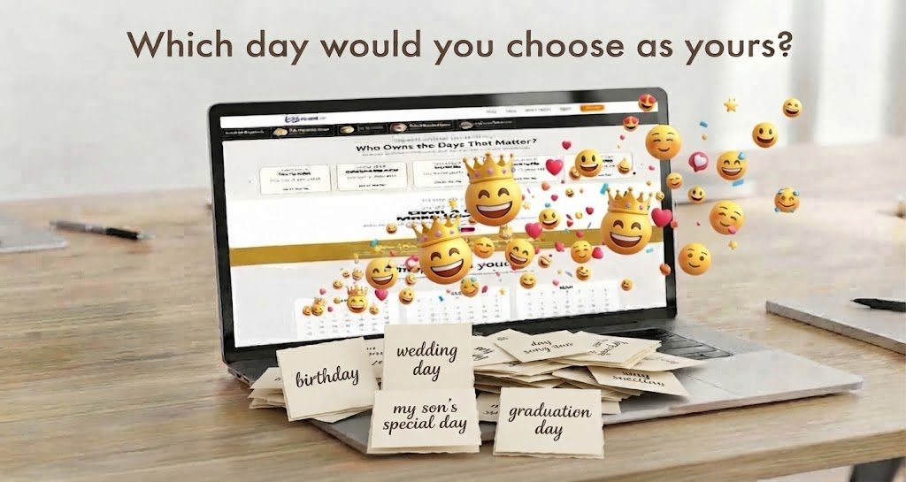 STribastone's tweet photo. CLAIM YOUR DAY

A day that means something to you.
A day that represents your brand.
Choose a date. Make it yours. Leave your mark.

👉 https://t.co/Kxh1cu4K8T https://t.co/2FALnjPlHK