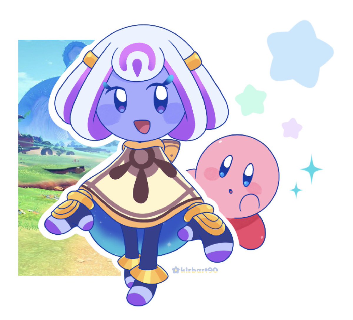 kirbart90's tweet photo. #kirby this is the best day of my entire life https://t.co/Ezz51Y32PT