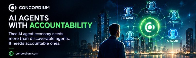 mark_greaat's tweet photo. Anyone can spin up an AI agent, Few can prove who's behind it. @Concordium bakes accountability into the base layer, not as an afterthought. That's the difference between automation and trust.
Start here : https://t.co/tSL3huaqaR https://t.co/rVlZ6eaF3s
