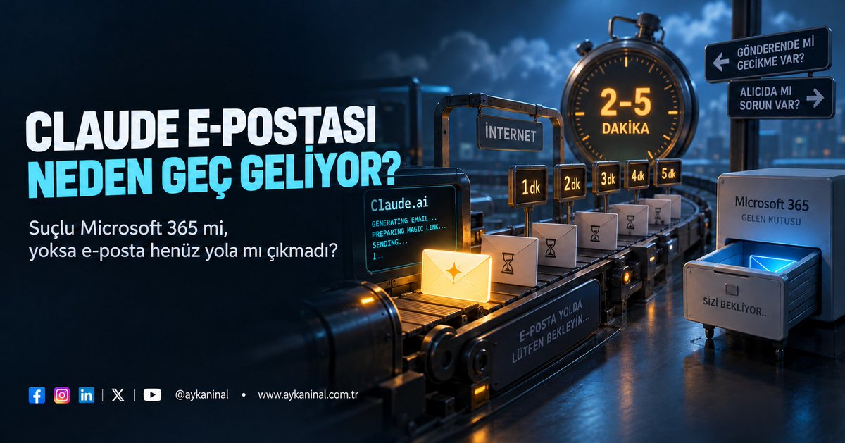 aykaninal's tweet photo. Claude’a giriş yapmak istiyorsunuz. E-posta gönderildi deniyor ama ortada e-posta yok.
Yoksa henüz Anthropic tarafından gönderilmedi mi?
https://t.co/IJ0hyvfHRZ

#Claude #ClaudeCode #Anthropic #Microsoft365 #ExchangeOnline #EmailSecurity #MessageTrace #YapayZekâ #SistemYönetimi https://t.co/BRHNttYkNz