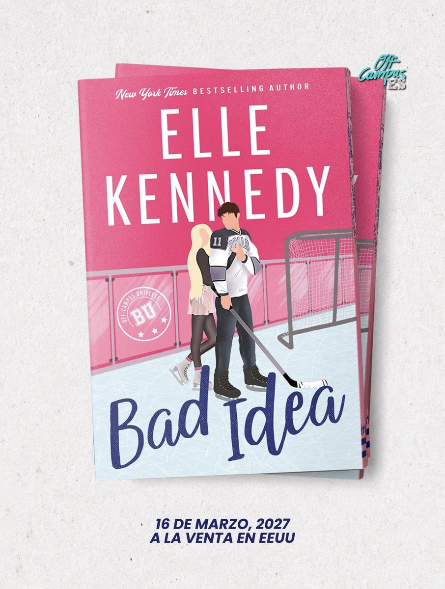 offcampus_es's tweet photo. 📖 ¡YA TENEMOS PORTADA PARA BAD IDEA! 

Elle Kennedy vuelve al universo Briar con “Bad Idea”, protagonizada por Ivy Di Laurentis y AJ Connelly. Y, como era de esperar,  la portada es preciosa 🥹✨ Además, encaja a la perfección con las que ya conocemos de la saga, manteniendo esa estética que hace que todas juntas queden increíbles.

Pero la portada no viene sola… 👀 Porque “Bad Idea” llegará acompañada de tres ediciones coleccionables adicionales, cada una con sus propias sorpresas para los fans: ilustraciones internas, capítulos extra, puntos de vista alternativos y más.

Por el momento, estas ediciones especiales pertenecen a @read_bloom 
, la editorial estadounidense que publicará “Bad Idea” el próximo 16 de marzo en Norteamérica.

En España, todavía seguimos sin fecha de publicación por parte de @wonderbooksed, así que tendremos que esperar para saber cuándo podremos disfrutar de Ivy y AJ en castellano. También seguimos esperando noticias sobre la publicación en español de “Love Song”, otra historia universo Briar.