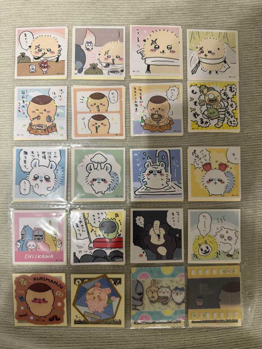 kirimi_kai's tweet photo. ちいかわ　コレクションシール
ステッカー　交換希望

【譲】画像のもの
【求】シーサー

郵送にて交換希望です。
お気軽にリプまたはDMよろしくお願いいたします☺️

#ちいかわ交換 https://t.co/v84NQ0nmg6