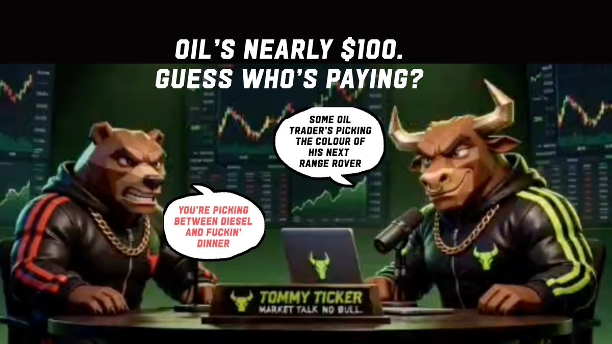 BullsOutHQ's tweet photo. Oil’s nearly $
Lovely stuff. https://t.co/FdO3X8Glsk