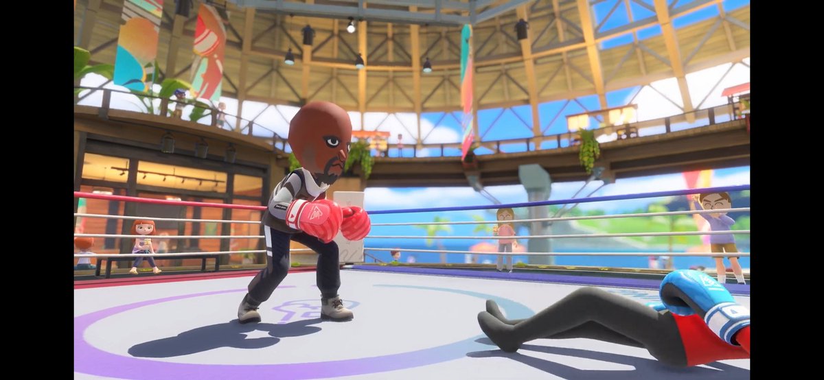 Starkers1997's tweet photo. Matt from Wii Sports has made it to Switch Sports Resort! https://t.co/RBL46zVSIA