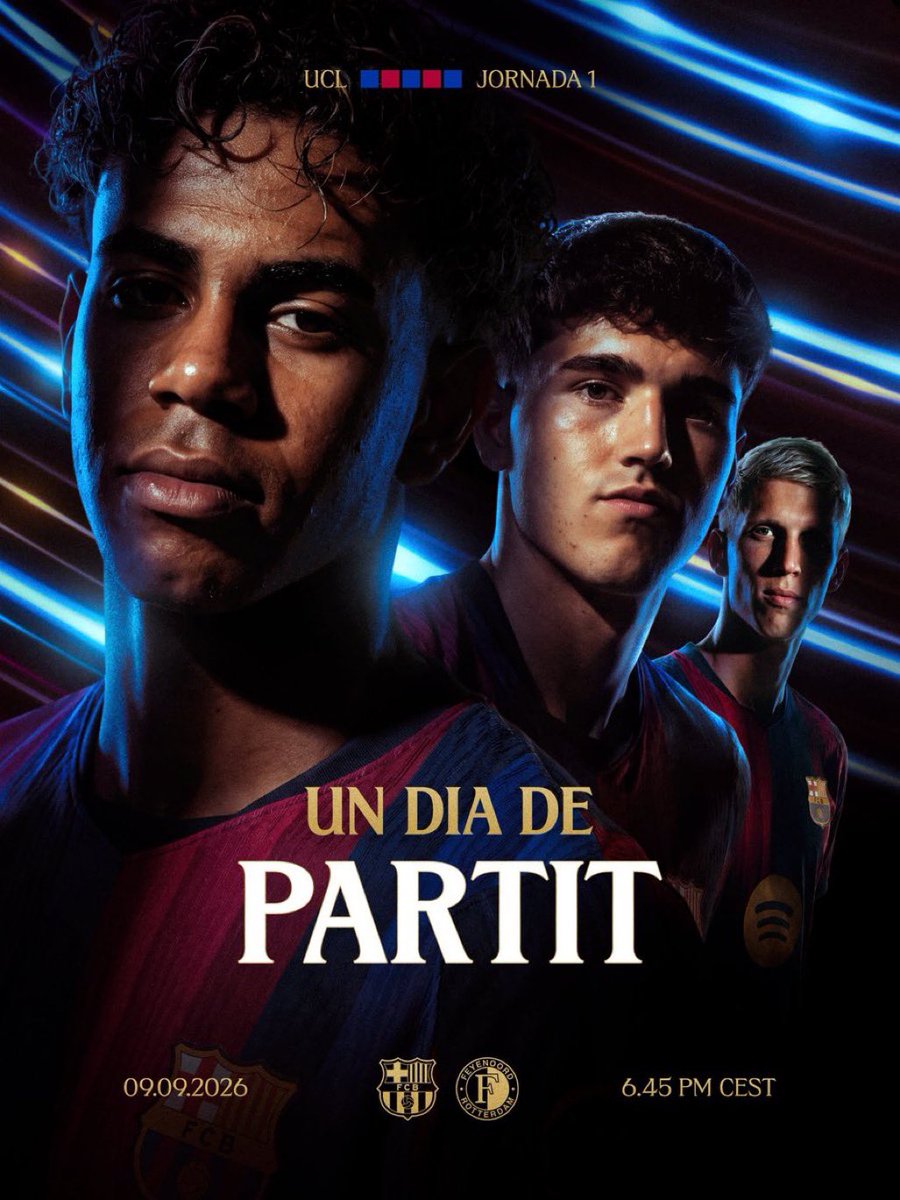 M0dstore7's tweet photo. 🚨🚨🚨🚨🚨🚨🚨🚨🚨🚨🚨🚨🚨🚨🚨

يـوم المباراة .. ليلة كبيرة في دوري الابطال!!!

🇪🇸 بـرشلونة X فـينورد 🇳🇱

🏆 دوري ابطال اوروبا — الجولة (1)

⏰ 7:45 مساءً بتوقيت مكة

🏟️ ملعب كامب نو

📺 Bein Sport

🎙️ علي محمد علي

اشترك الان ولا تفوت مشاهدة جميع المباريات العالمية بجودة 4K✨ https://t.co/fwWb27JBcI