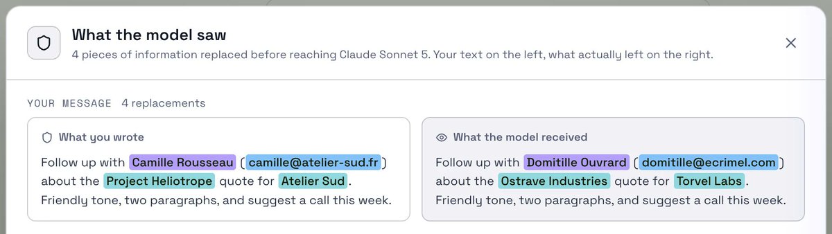 thomasgaudibert's tweet photo. Your instructions reach the model.

The people in them don't.

Swapped before the send, restored in the reply.

What would you check before hitting send? https://t.co/2A3Tex1LbI