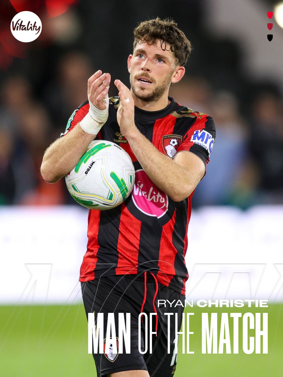 Ryan Christie Man of the Match winner with his matchball.