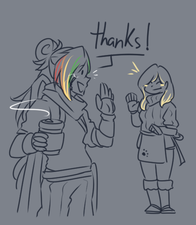 MerylinMiller04's tweet photo. INK WINS (also a coffee break ☕ )

|| Ccino whyyyyyy 😭😭😭
#utmv #inksweep #ccinosweep #sanspoll https://t.co/AUbTilV8Wz