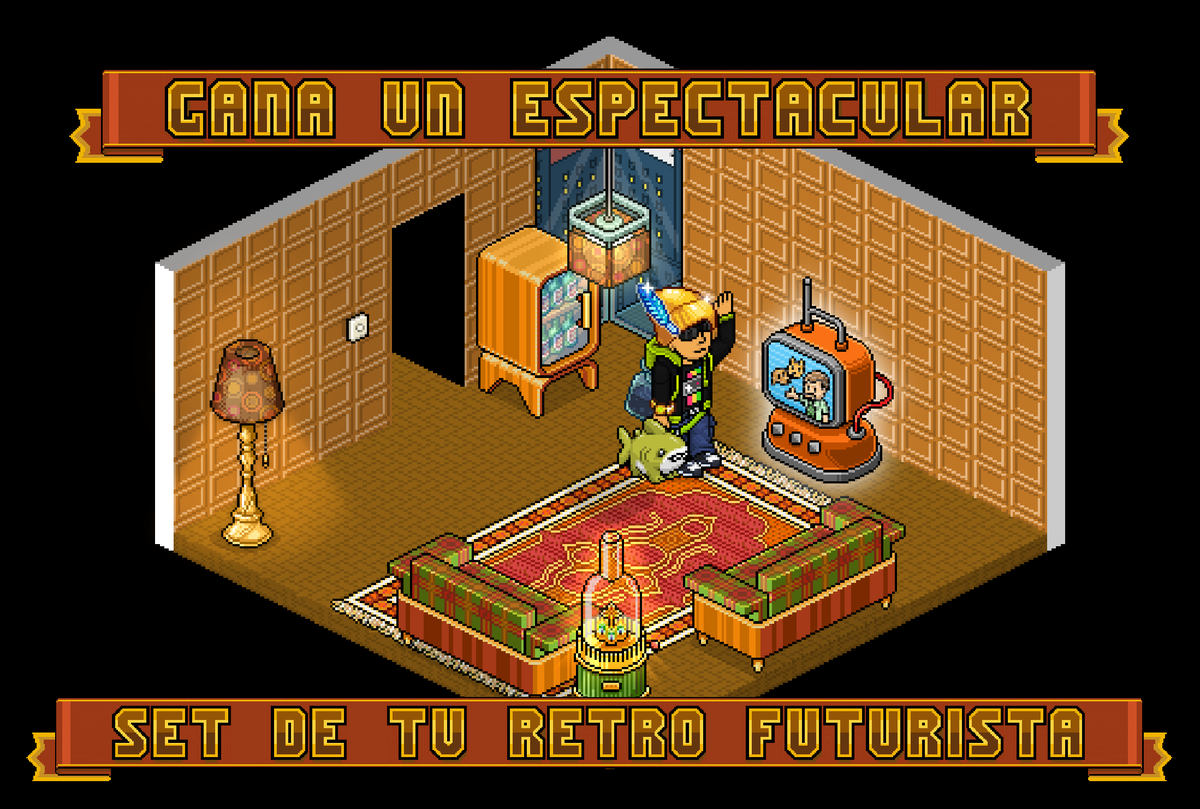 ES_colombian__o's tweet photo. 📺GANA UN SET DE TV RETRO FUTURISTA!📺

Tienes 8 días para participar, solo debes:
-❤️ y 🔂
-Seguirnos a @ES_colombian__o  @GeneralBoomNFT @Habbo 
-Etiqueta a 1 amigo
-Tomate una foto en la sala y coméntala!
comando: :roomid 126012443

PLAZO HASTA EL 16/09/2026
SORTEO GLOBAL https://t.co/qLUb0b2Iyn