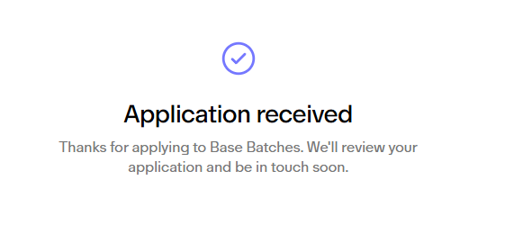 Flash_Onchain's tweet photo. @base application submitted! https://t.co/xM1AP9Yvp3