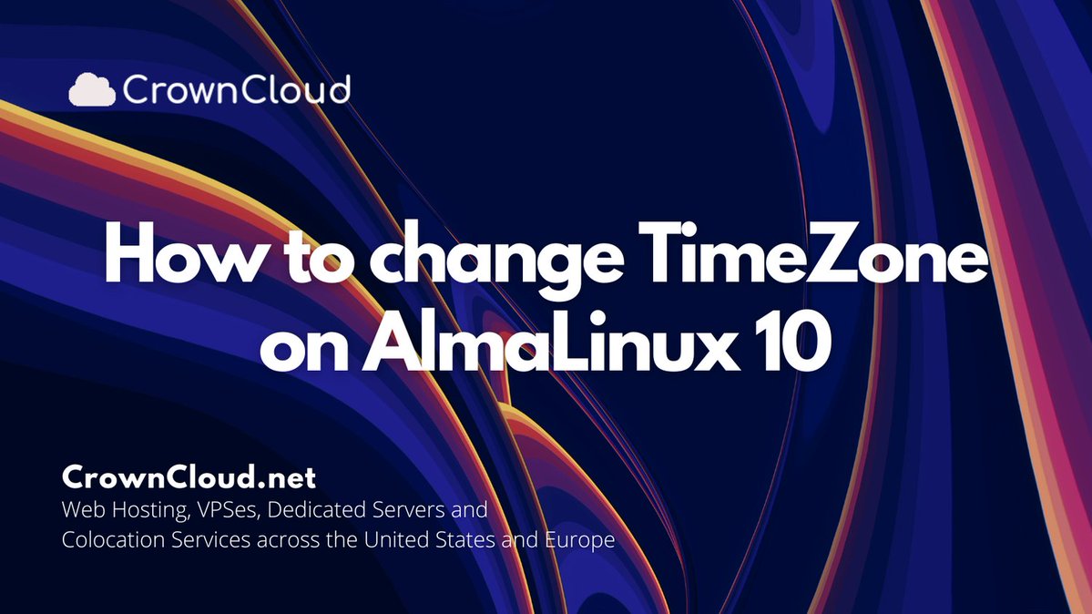 crownclouds's tweet photo. Set the correct #timezone on #AlmaLinux 10
Learn how to check and change your server's timezone quickly and easily, ensuring accurate timestamps, logs, scheduled tasks, and time-based services.
https://t.co/IBXIpmoIna
#AlmaLinux10 #SysAdmin #ServerManagement #LinuxTips #DevOps https://t.co/tjrqS5KFAd