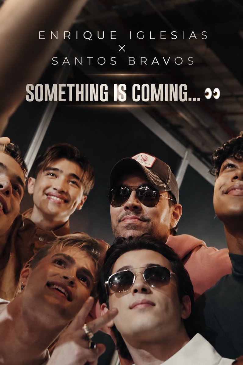 enriquesupdates's tweet photo. 🚨 SOMETHING IS COMING… 👀

SANTOS BRAVOS revealed that “something” is coming with Enrique Iglesias during their Weverse LIVE. https://t.co/SxoQi83OSr