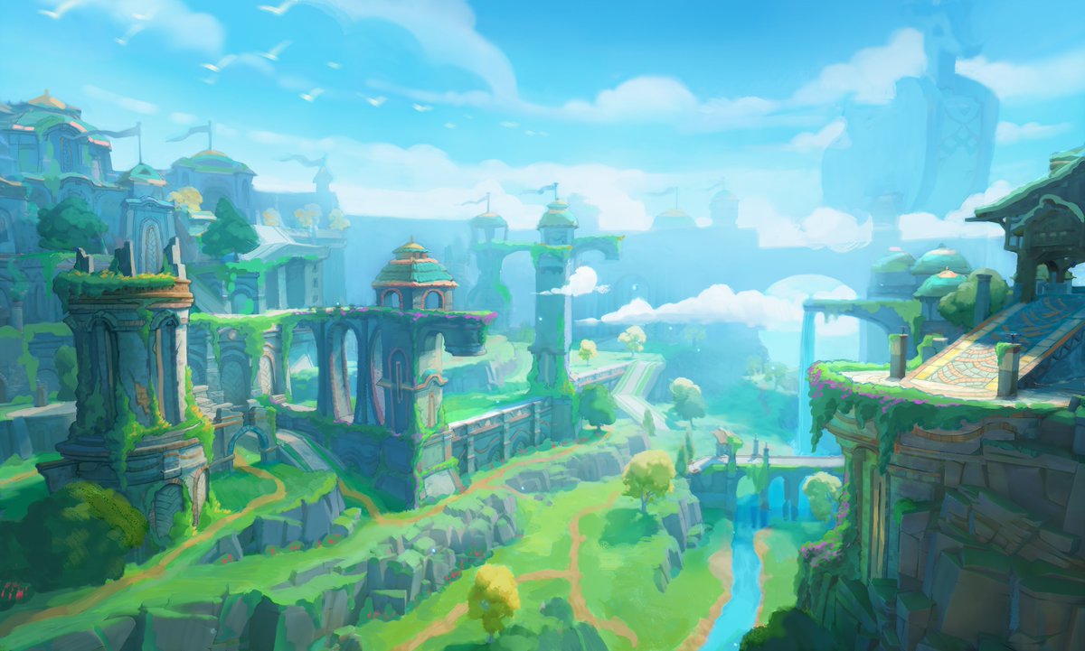 Canadianguyehh's tweet photo. Welcome to Arcadian Vale:

a fertile valley where ancient magic now slumbers. The valley contains abandoned ruins that decorate its landscape.

An early Location to explore in Spyro a Realm Beyond! https://t.co/rMdqkwaueB