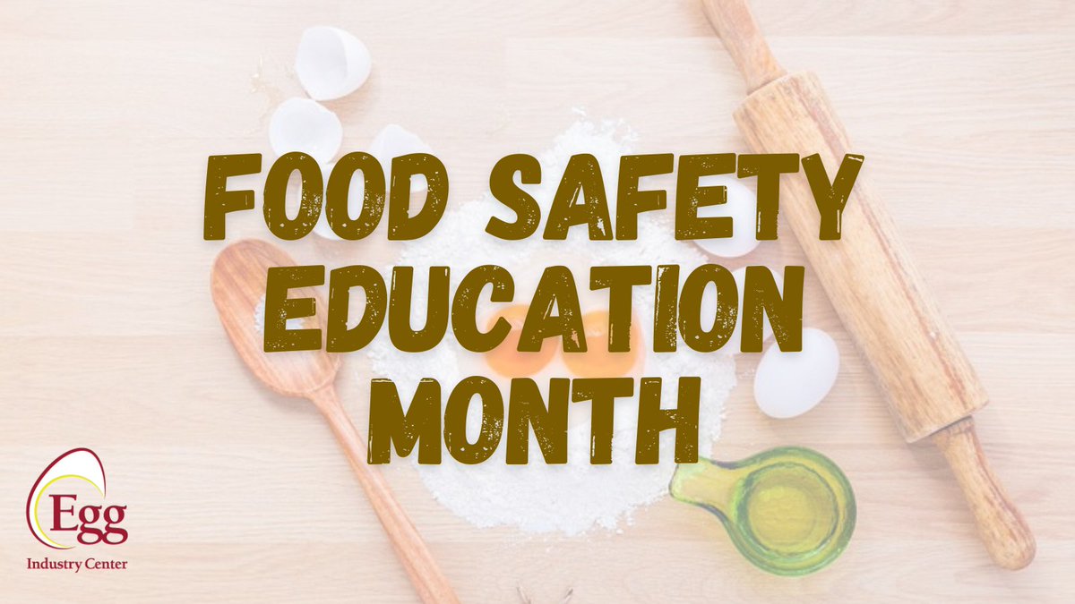 EggIndustryCntr's tweet photo. September is National Food Safety Education Month! 🥚 Whether you're preparing meals at home or handling food in a commercial kitchen, proper egg safety from refrigeration to cooking temperatures is essential for keeping every meal safe and healthy. https://t.co/aGeCKLBpCY