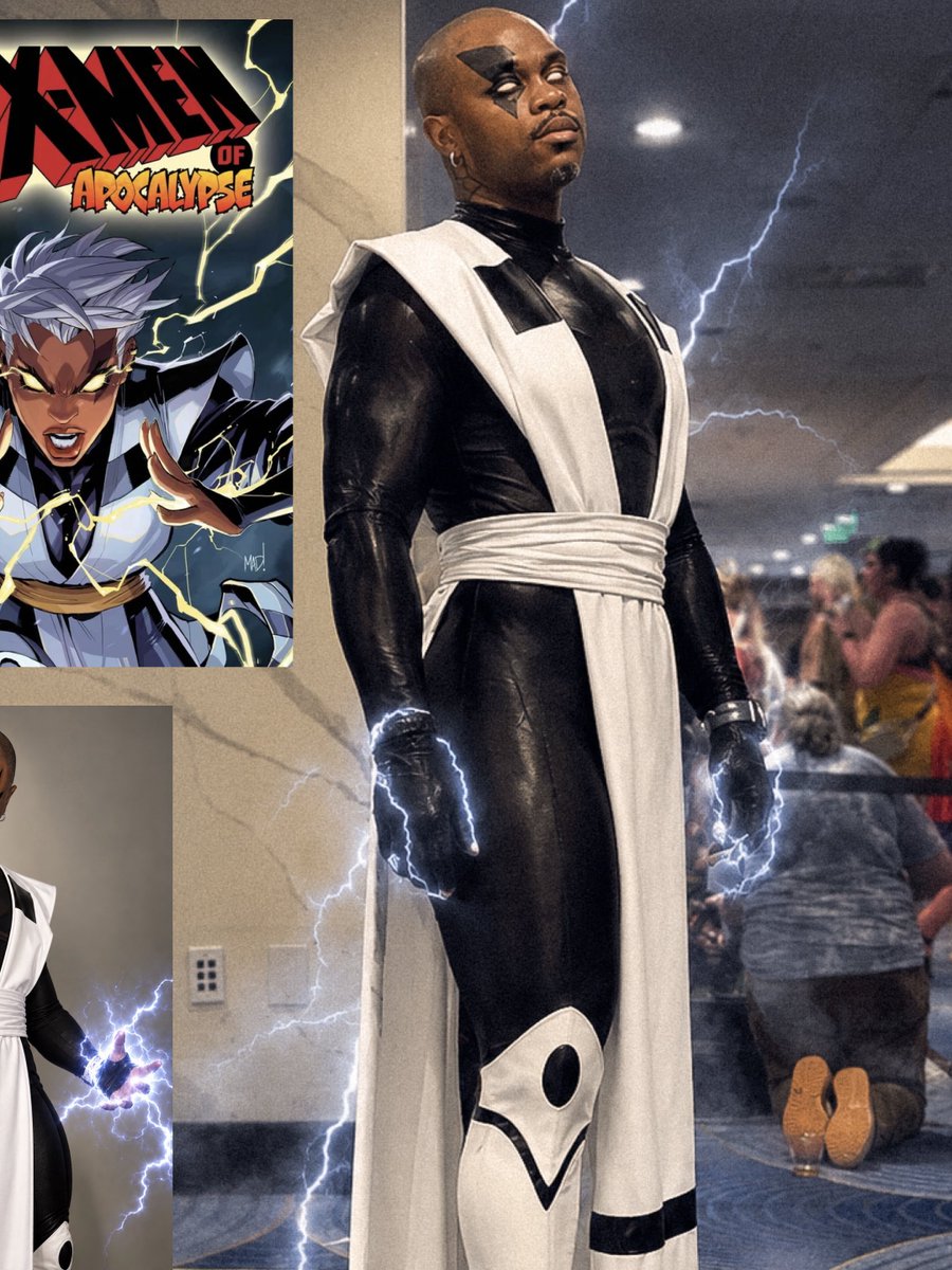 mrvitamindee's tweet photo. #dragoncon #xmen #storm #ageofapocalypse #cosplay https://t.co/ERu7gPPrD2