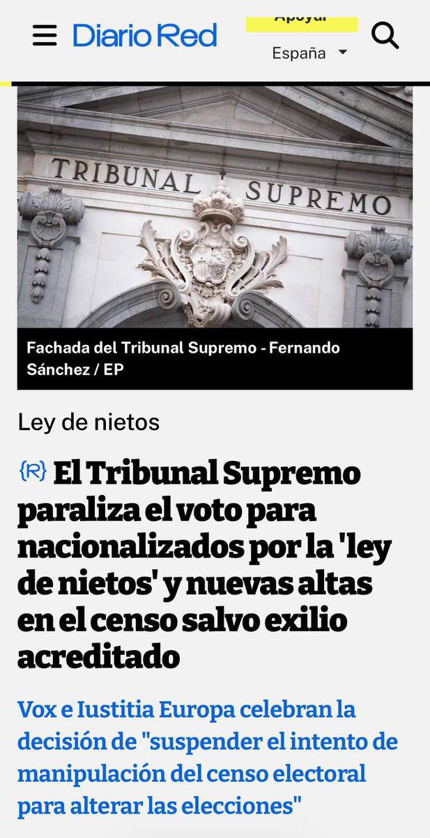 mpozueloc's tweet photo. El Partido Judicial sigue ayudando a la extrema derecha: 

Ahora está privando del derecho fundamental del voto a los nietos de los que se fueron huyendo de las bombas y los fusilamientos.

Reconocerles la nacionalidad y todos sus derechos fundamentales no es un regalo del Gobierno de turno, es la corrección de una injusticia histórica.
#LeydeNietos