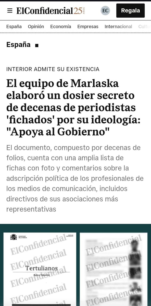 Igarrigavaz's tweet photo. En las últimas 24 horas hemos sabido que:

— El Gobierno ocultó a la juez que coches fletados por Marruecos participaron en la invasión de Ceuta.

— El CNI avisó a la Delegación del Gobierno en Ceuta, un día antes de la invasión, de la gravedad y la concreción de la amenaza.

— La gerente del PSOE reconoce que Cerdán, como secretario de organización del partido, ordenaba los pagos de la cloaca de Leire.

— Marlaska elaboró un informe confidencial para clasificar a más de 280 periodistas según su afinidad con el PSOE tras la imputación de Begoña.

Todo esto, en solo 24 horas.

Cada día que Sánchez sigue en la Moncloa es un día más de corrupción, de mentiras y de traición a los españoles.