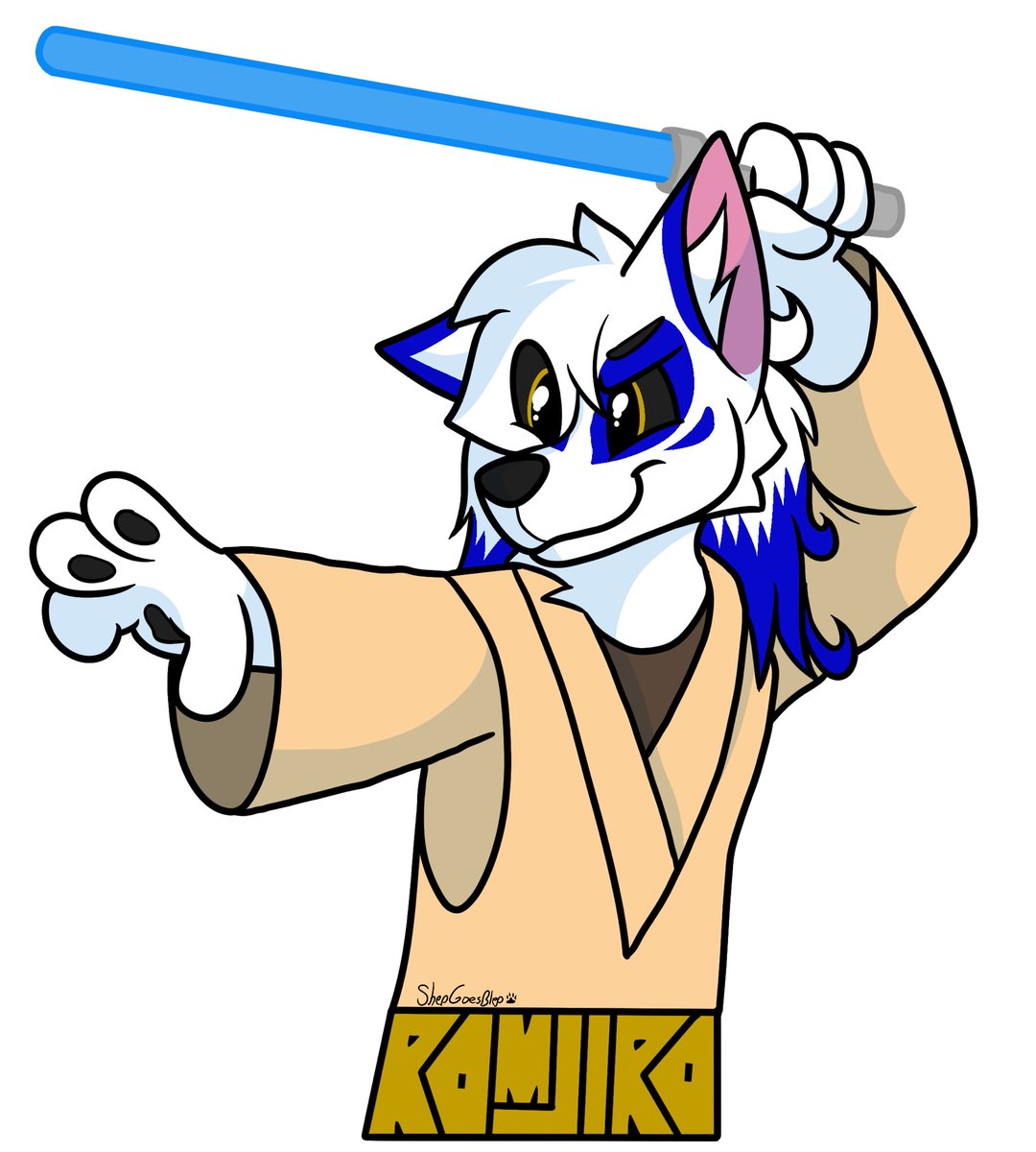 ShepGoesBlep's tweet photo. Half body badge for Rom_jiro! https://t.co/MKpjCgMgR7