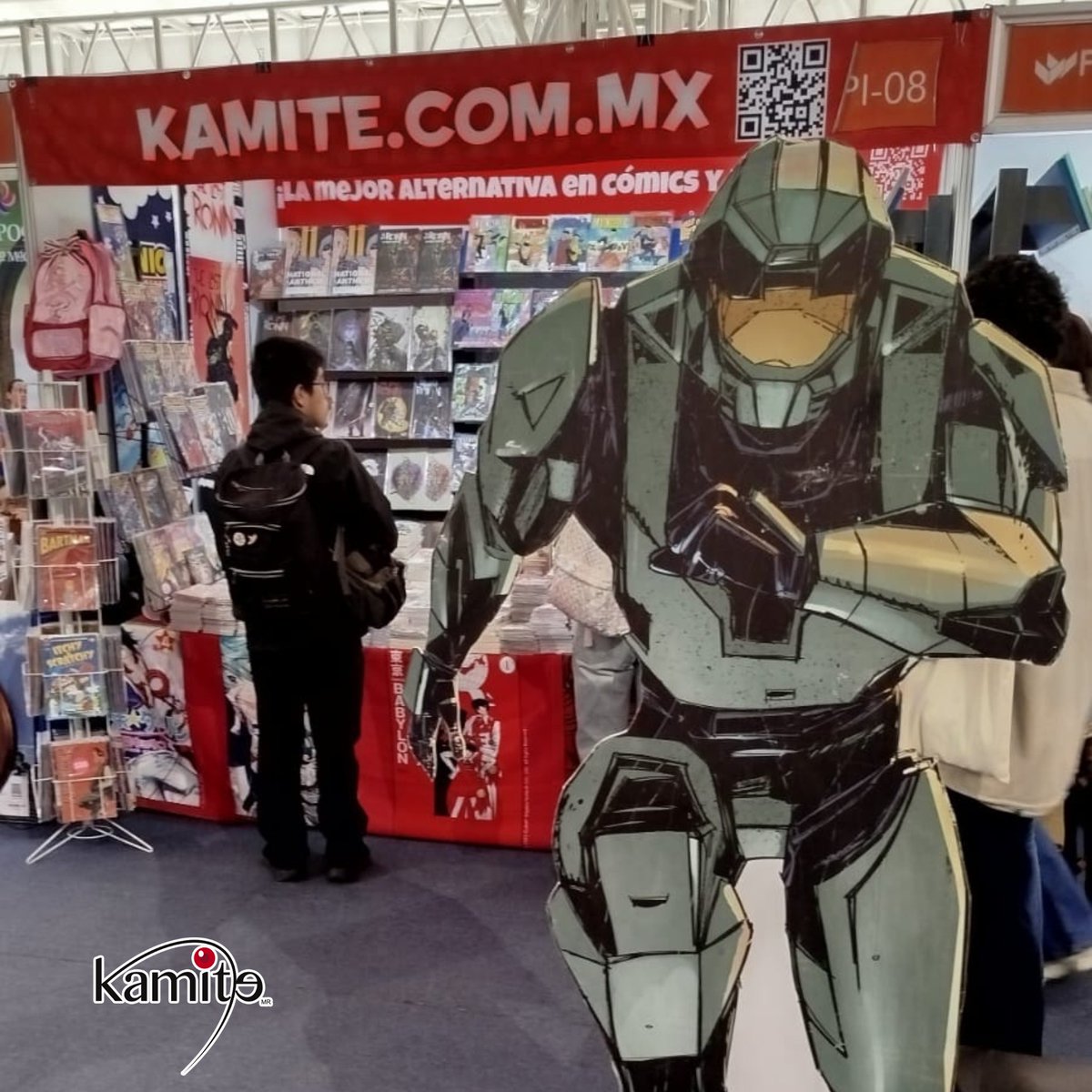 Kamite5's tweet photo. ¡Ombligo de semana en la #FUL Pachuca!
El ambiente en Pachuca está increíble.
Si andas cerca, no lo pienses mucho, pasa al stand de #Kamite, tómate la foto con el #kamiteamy llévate ese cómic o manga que le trae ganas a tu #Kamicolección. 📸📚🎉 https://t.co/d3B4r868Lj