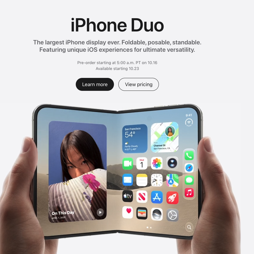 Jason's tweet photo. iPhone Duo with max memory at $3,200 -- more expensive than my MacBook Pro! https://t.co/MjDY2VQdTb