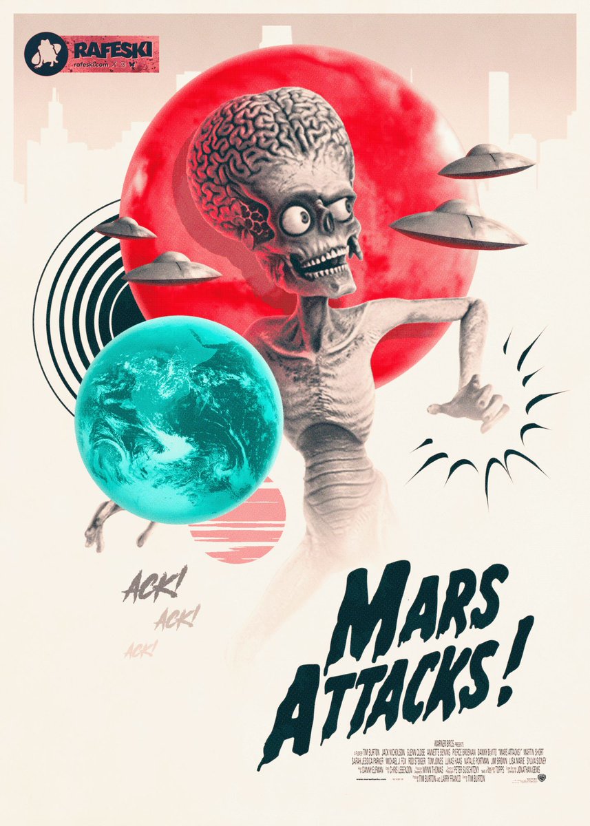 PosterSpy's tweet photo. Mars Attacks! by @rafeski_
#MarsAttacks https://t.co/RxjYCHJSEE