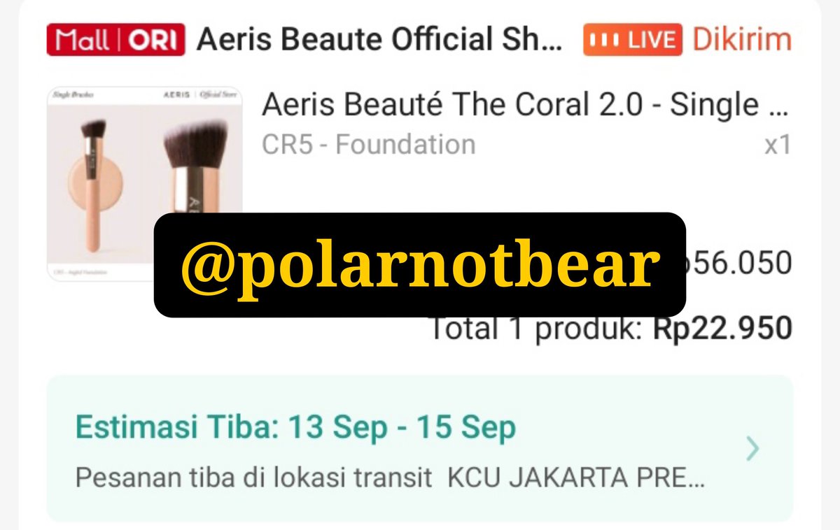 polarnotbear's tweet photo. wewww dapet brush aeris yg the coral cr5 cuma 23k,,, yg ini bukan jastip yak, buat diriku sendiri ini skskks https://t.co/rpKFlmq1k1