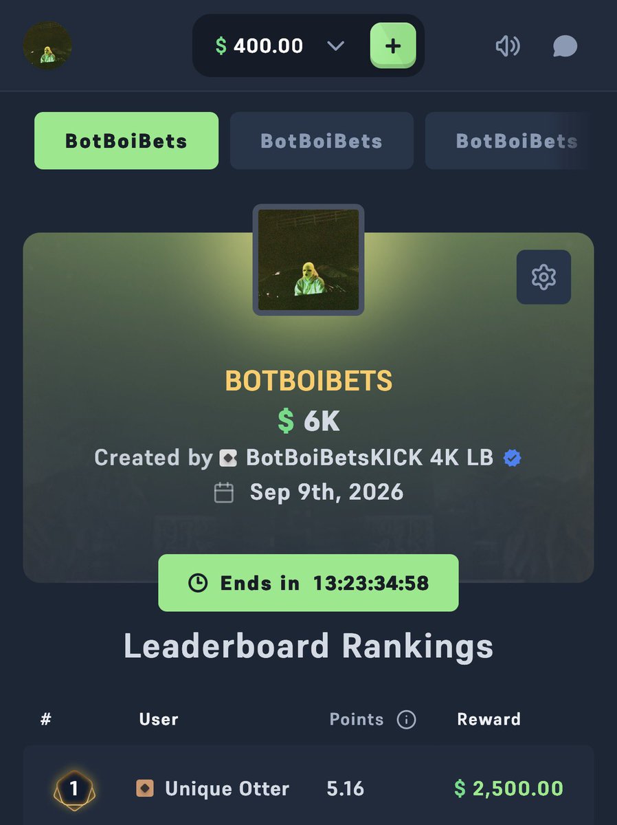 BotBoiBets's tweet photo. BANGGG $6,000 BI-WEEKLY LB ON @acebet IS LIVE‼️ 💰

$50 GIVEAWAY — 5 WINNERS x $10
❤️ LIKE
🔁 RT
👥 TAG A FRIEND

FREE $5 FOR NEW SIGN-UPS 🎁
Join my Discord &amp; open a ticket to claim 👇 https://t.co/NlULeD2g6k https://t.co/O63NYQumij